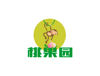 姜彥海的桃果園 卡通logo設(shè)計(jì)logo設(shè)計(jì)