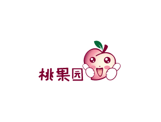 陳兆松的桃果園 卡通logo設(shè)計(jì)logo設(shè)計(jì)