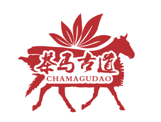 劉彩云的茶馬古道茶業(yè)茶館logo設計