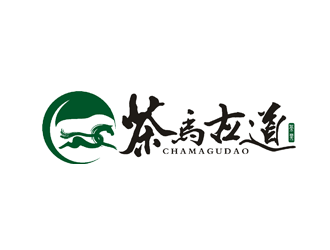 楊占斌的茶馬古道茶業(yè)茶館logo設計