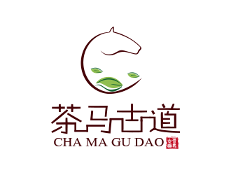 劉歡的茶馬古道茶業(yè)茶館logo設計