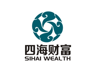 曾翼的四海財富logo設(shè)計