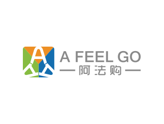 黃安悅的a feel go 阿法購logo設(shè)計(jì)