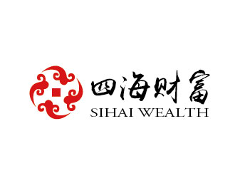 李賀的四海財富logo設(shè)計