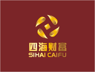 梁俊的四海財富logo設(shè)計