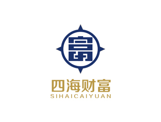 姚烏云的四海財富logo設(shè)計