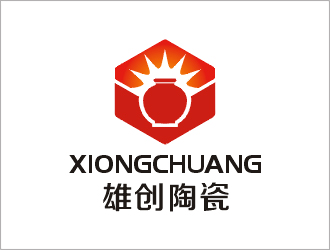 梁俊的雄創(chuàng)陶瓷藝術文化logo設計