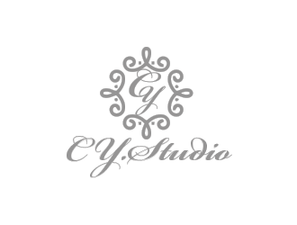 黃安悅的CY.Studio 永生花店logo設(shè)計