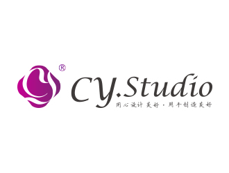 李文文的CY.Studio 永生花店logo設(shè)計