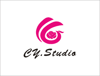 梁俊的CY.Studio 永生花店logo設(shè)計