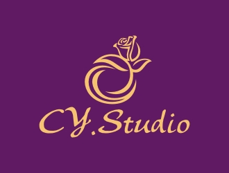 曾翼的CY.Studio 永生花店logo設(shè)計