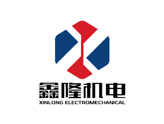 張曉明的鑫隆機電logo設計