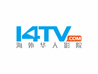 何嘉健的14TV 海外華人影院logo設(shè)計