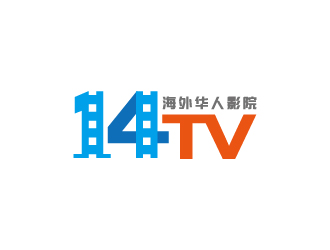 周金進的14TV 海外華人影院logo設(shè)計