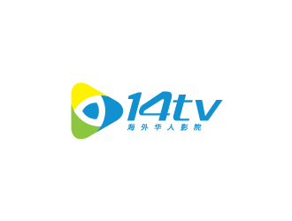 陳兆松的14TV 海外華人影院logo設(shè)計