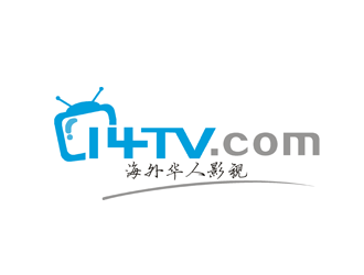 楊占斌的14TV 海外華人影院logo設(shè)計(jì)