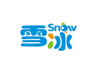 曾翼的Snow雪冰logo設(shè)計(jì)