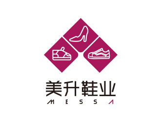 高明奇的messa 成都美升鞋業(yè)有限公司logo設(shè)計(jì)