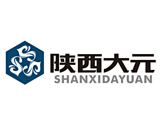 火圖騰的陜西大元環(huán)境工程有限公司logo設(shè)計