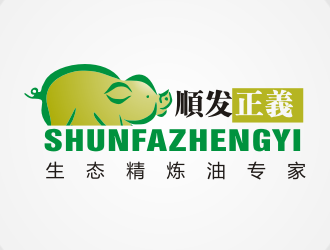 安齊明的順發(fā)正義食品logologo設(shè)計(jì)