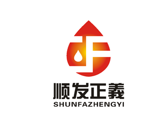 楊占斌的順發(fā)正義食品logologo設計