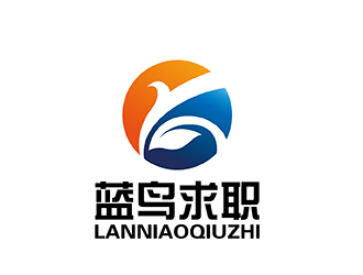 劉雙的藍鳥求職logo設計