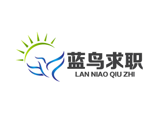 曉熹的藍鳥求職logo設計