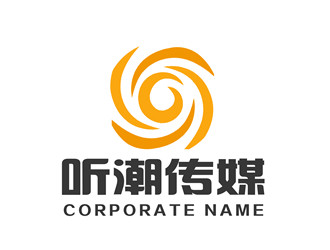 張青革的聽潮傳媒logo設(shè)計(jì)