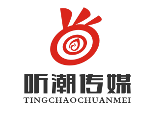 安齊明的聽(tīng)潮傳媒logo設(shè)計(jì)