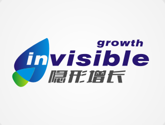 安齊明的invisiblegrowth 隱形增長logo設(shè)計(jì)