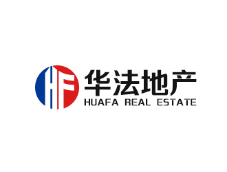 吳曉偉的華法地產(chǎn) HUAFA Real Estate   法國投資，置業(yè)，安家一站式服務(wù)平臺(tái)logo設(shè)計(jì)