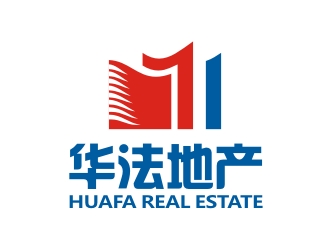 曾翼的華法地產(chǎn) HUAFA Real Estate   法國(guó)投資，置業(yè)，安家一站式服務(wù)平臺(tái)logo設(shè)計(jì)