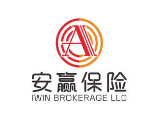 劉彩云的安贏保險(xiǎn) IWIN BROKERAGE LLClogo設(shè)計(jì)