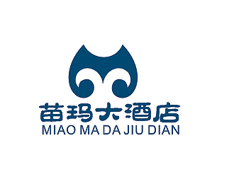 盛銘的苗瑪大酒店logo設計