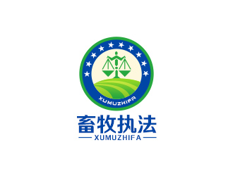 吳曉偉的執(zhí)法logo徽章logo設計