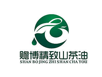 盛銘的贍博精致-精油徽章標志logo設計