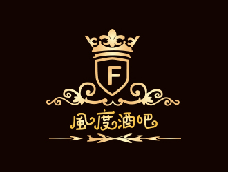 朱紅娟的風(fēng)度酒吧logo設(shè)計(jì)