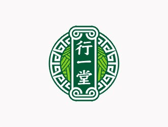 梁俊的山東行一堂中醫(yī)健康服務(wù)有限公司logo設(shè)計