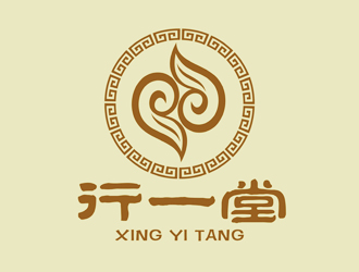 譚家強的山東行一堂中醫(yī)健康服務(wù)有限公司logo設(shè)計