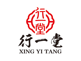 向正軍的山東行一堂中醫(yī)健康服務(wù)有限公司logo設(shè)計