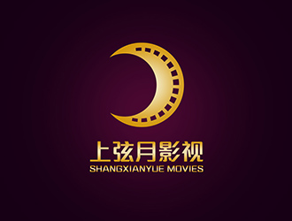 吳曉偉的湖南上弦月影視文化傳媒有限公司logo設(shè)計(jì)