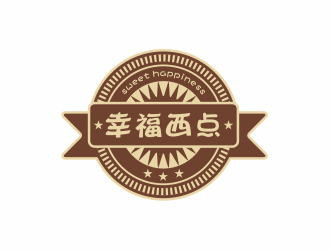 隆菲菲的面包店logo-幸福西點logo設(shè)計