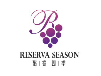 曹芊的進口紅酒代理商logo - 酩香四季logo設計