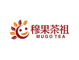 潘樂的奶茶連鎖標(biāo)志-穆果茶祖logo設(shè)計(jì)