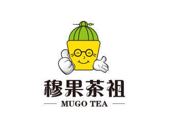 孫金澤的奶茶連鎖標(biāo)志-穆果茶祖logo設(shè)計(jì)