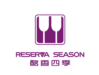 陳智江的進口紅酒代理商logo - 酩香四季logo設計