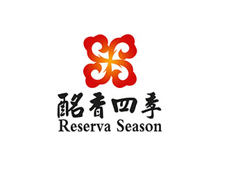 潘樂的進口紅酒代理商logo - 酩香四季logo設計