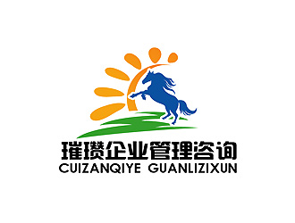 秦曉東的上海璀瓚企業(yè)管理咨詢有限公司logo設(shè)計(jì)