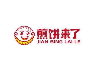 周金進(jìn)的煎餅來了卡通logologo設(shè)計