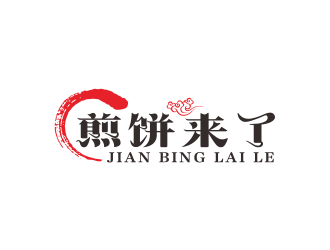 林萬(wàn)里的煎餅來(lái)了卡通logologo設(shè)計(jì)